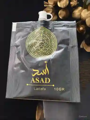 Sachet De Perfume En Gel Para Hombre Fragancia Asadd De Lattafa 10 Gr
