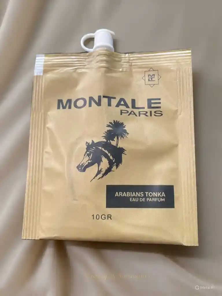 Sachet De Perfume En Gel Para Hombre Fragancia Montalee Paris Dorada 10 Gr