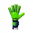 Guantes De Fútbol Golty Pro Fingers Competición/ Azul - Verde / Talla: 7