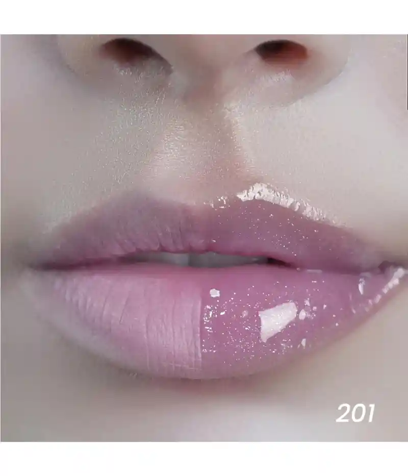 Lip Gloss Juicy Lips Con Ácido Hialurónico Tono 201 - Montoc