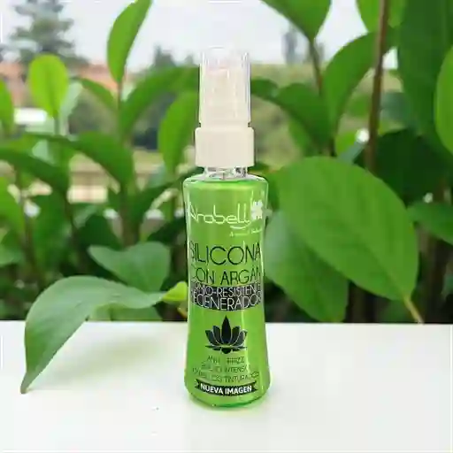 Silicona Con Argán Termo Resistente Reparadora Arobell X 60 Ml
