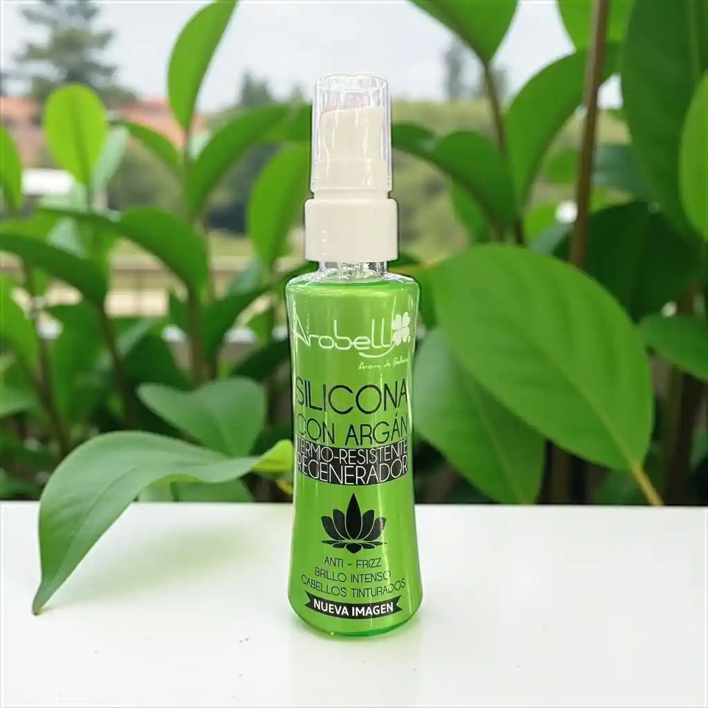 Silicona Con Argán Termo Resistente Reparadora Arobell X 60 Ml