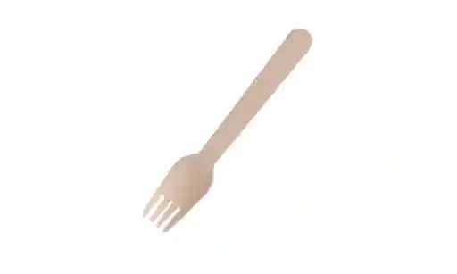 Paquete De Tenedores Grandes En Madera Por 20 Unidades