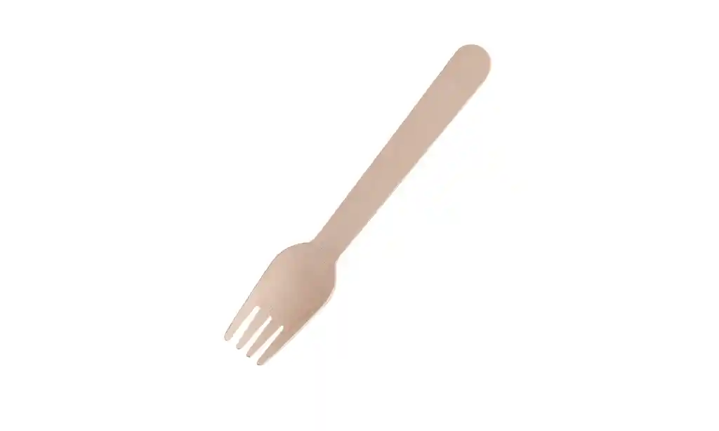 Paquete De Tenedores Grandes En Madera Por 20 Unidades