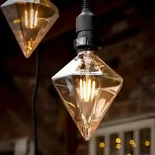 Lampara Diamante Vintage
