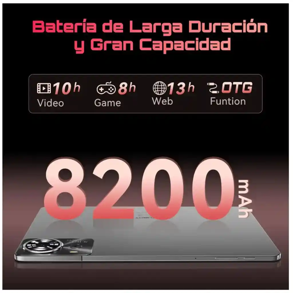 Tablet Cubot Tab 70 Ram 16gb 128gb 10.95 Doble Sim 4g Wifi