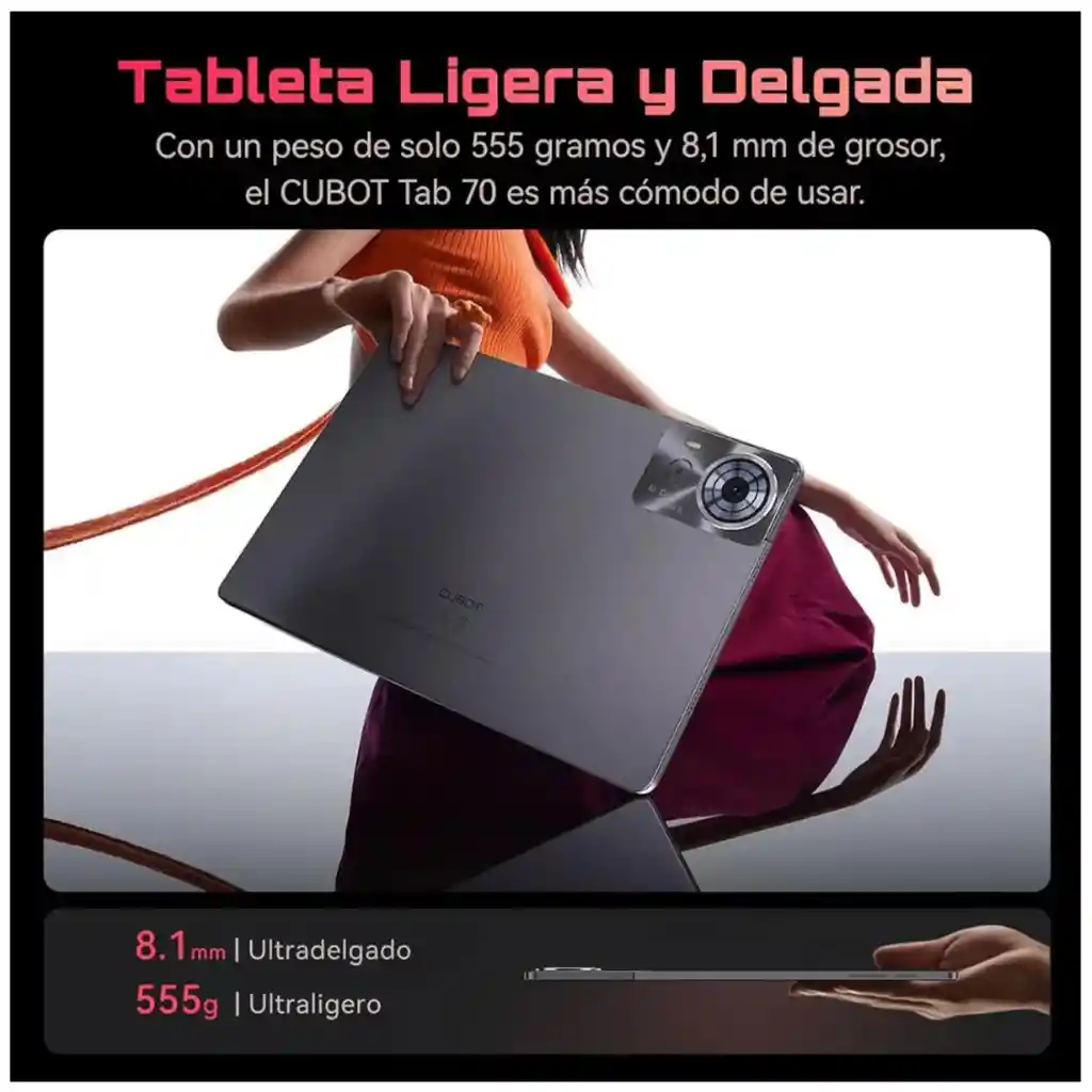 Tablet Cubot Tab 70 Ram 16gb 128gb 10.95 Doble Sim 4g Wifi