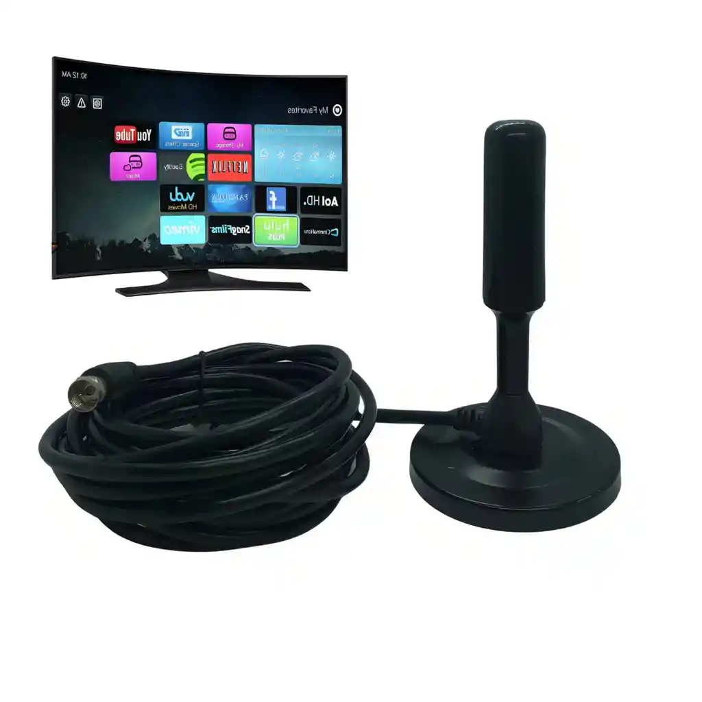 Decodificador Tdt Weibo + Antena De Alta Calidad 10 Metros