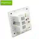 Tomacorriente Universal Con Puertos Usb 110v – Enchufe Color Negro