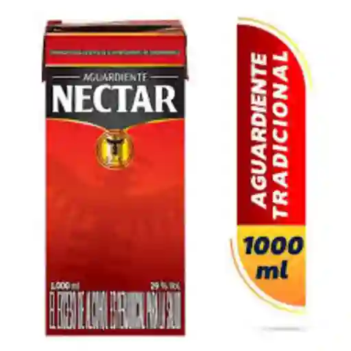 Aguardiente Nectar Rojo Caja Grande