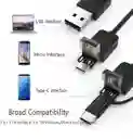 Camara Endoscopica 5mt Endoscopio Android Boroscopio Celular Tipo C - V8