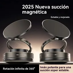 Soporte De Teléfono De Succión Magnética, Ventosa De Vacío