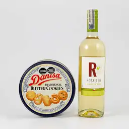 Vino Rosaleda + Galleta Danisa 750 Ml