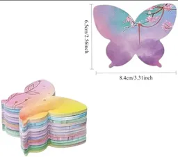 Post It Notas Adhesivas En Forma De Mariposa Variedad De Diseños