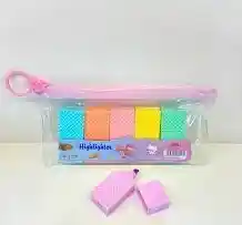 Kit De Resaltadores Wafer 6 Unidades Color Pastel