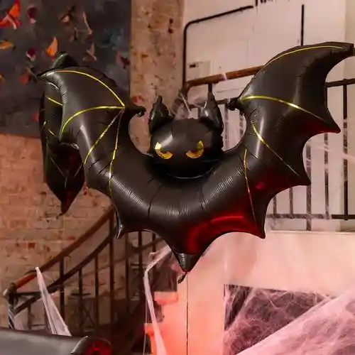 Halloween Globo Metalizado Murcielago