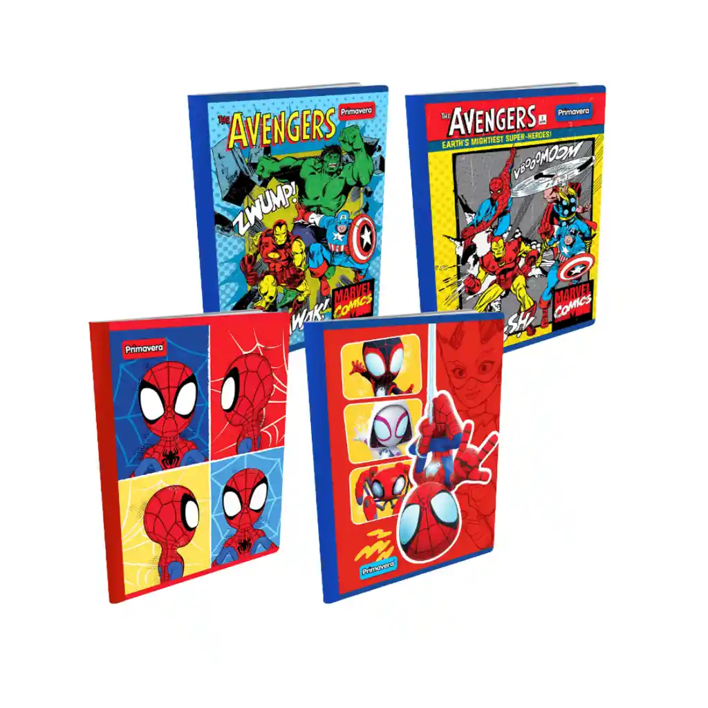 Cuaderno Primavera Cosido 50hj Cuadriculado Disney Niño