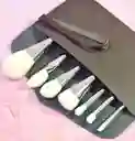 Kit Brochas Para Maquillaje Plateado X7unid