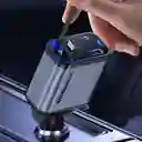 Cargador Retractil De Carro 4 En 1 Con Proyector