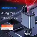 Cargador Retractil De Carro 4 En 1 Con Proyector