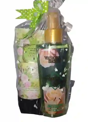 Kit Victorias Secret Crema 75 Ml + Splash 125ml Pear Glace