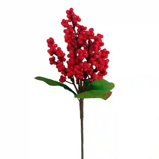 Rama Navideña Santini 30cm Rojo