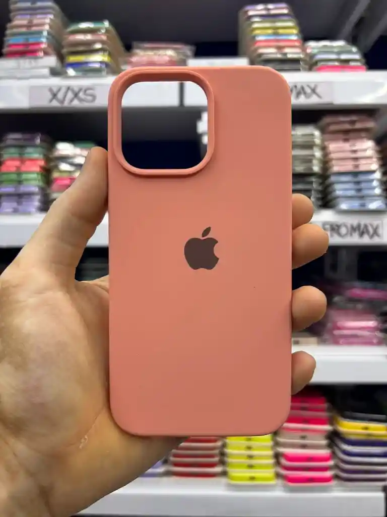 Iphone 13 Pro | Color Rosado Zapote | Silicone Case | Rigido | Carcasa Protectora | Antihumedad