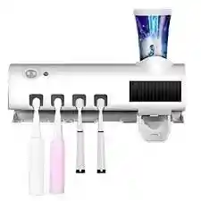 Porta Cepillo Con Esterilizador Uv Y Dispensador Automático