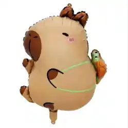 Bomba Globo Diseño Capibara Para Decoracion De Fiestas Niño O Hombre O Mujer