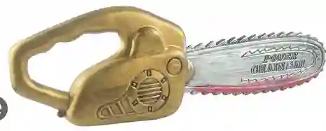 Motosierra Sangrienta De Juguete De Plastico Mediana Para Halloween Niño O Hombre O Mujer