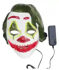 Mascara De Payaso Diabolico Con Luz Led Para Halloween