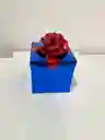 Caja Cubo 12x12 Cm Azul Color Azul Brllante
