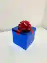 Caja Cubo 12x12 Cm Azul Color Azul Brllante