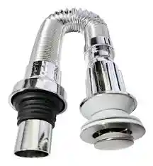 Sifon Lavamanos Push Flexible Cromado