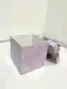 Caja Cubo 12x12 Cm Color Marmoleado Lila