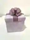 Caja Cubo 12x12 Cm Color Marmoleado Lila