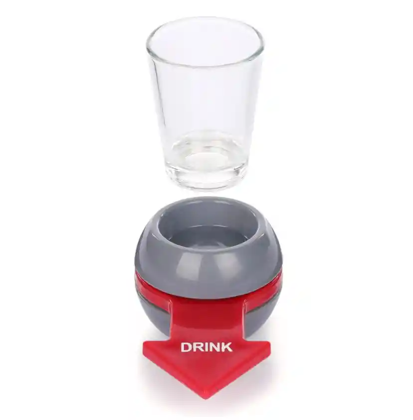Shot Spinner - Juego De Fiesta - Juego De Beber - Spin Shot Juego De Mesa Cerveza