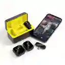 Micrófono Inalámbrico De Solapa K50 – Doble Emisor Con Estuche De Carga