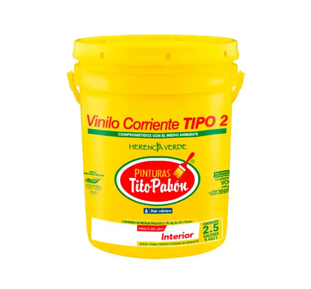 Balde Tito Pabon Tipo 2 Corriente 2.5 G
