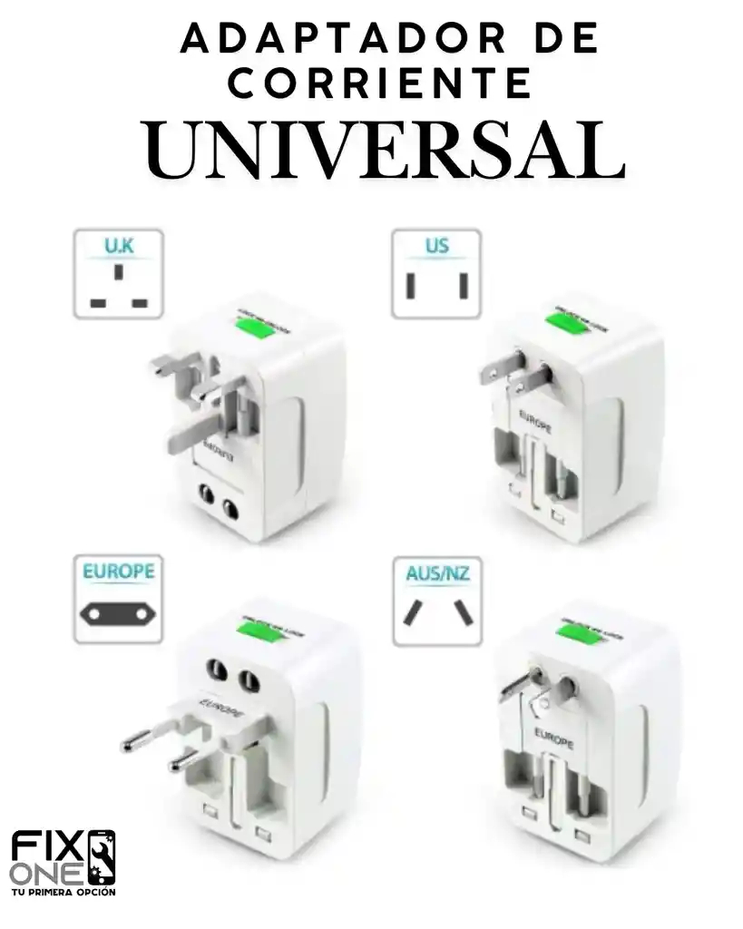 Adaptador De Corriente Universal