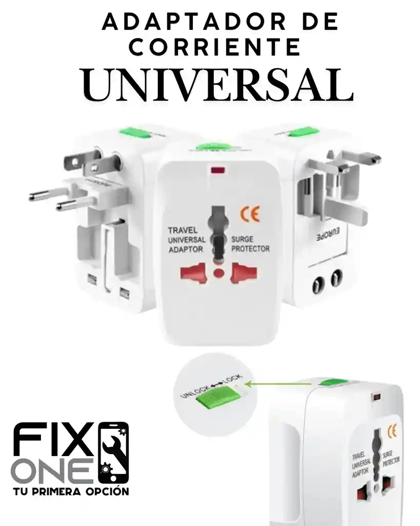Adaptador De Corriente Universal