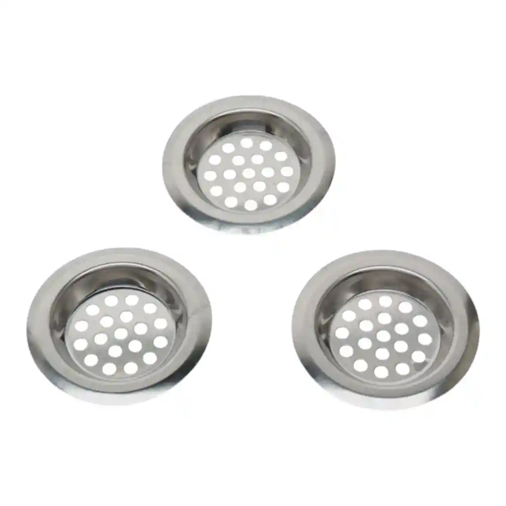 Set 2 Rejillas Canastillas Colador Para Lavaplatos Desague