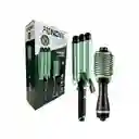 Combo Cepillo Secador Para Cabello Con Pinza Rizadora