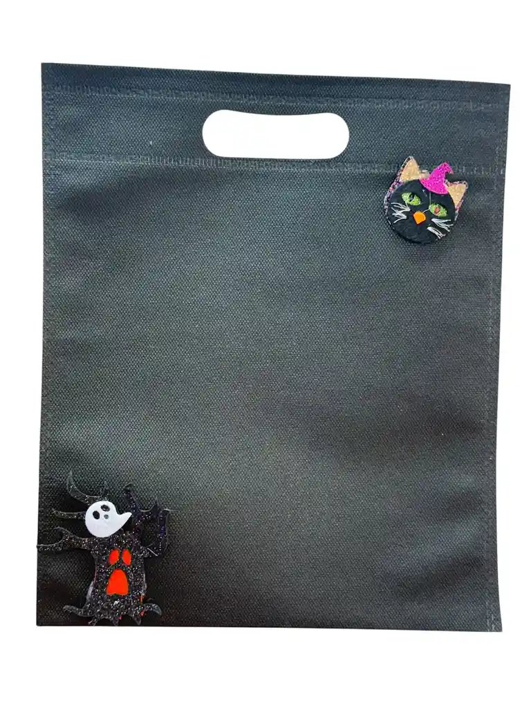 Bolsas Cambrel Halloween Apliques 25x30 X Und