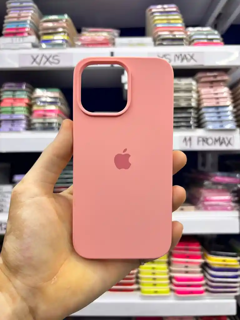 Iphone 14 Plus / 15 Plus | Color Rosa | Silicone Case | Rigido | Carcasa Protectora | Antihumedad