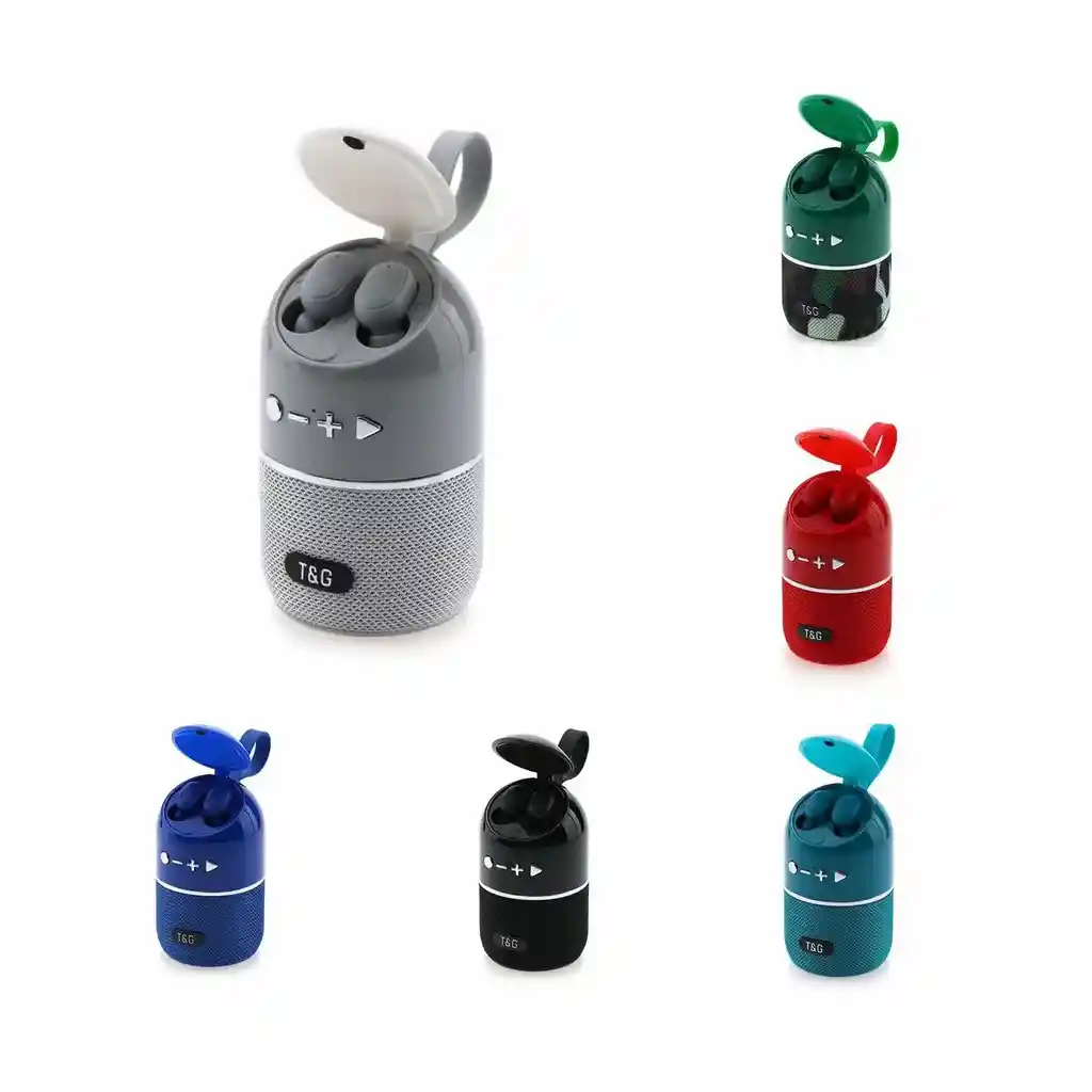 Audifonos Inalambricos Con Parlante Bluetooth Multifuncional Negro