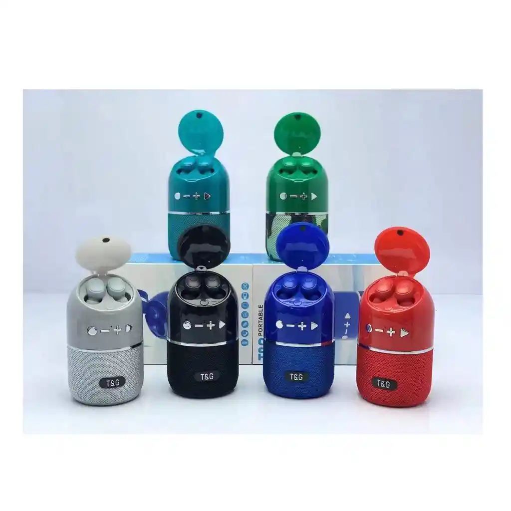 Audifonos Inalambricos Con Parlante Bluetooth Multifuncional Negro