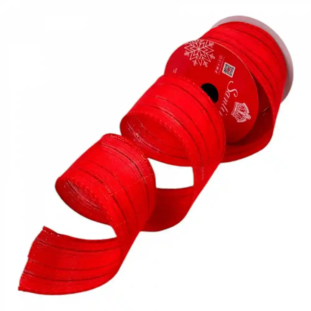 Cinta Santini 10x7cm Rojo Poliester