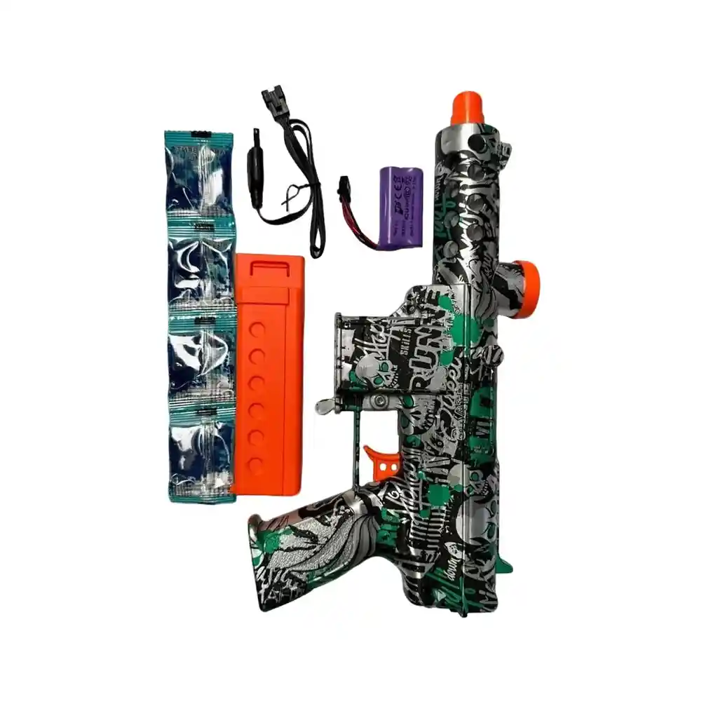 Pistola Hidrogel Gel Orbis Tec-9 Graffiti Style Series