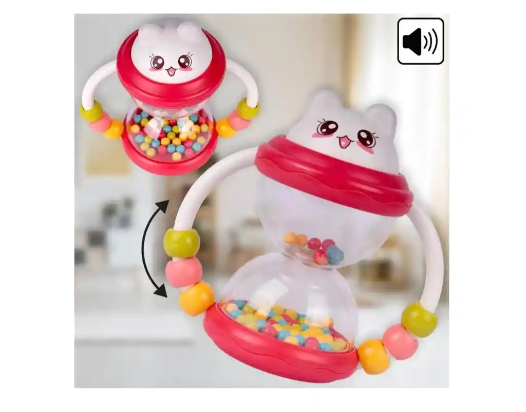 Set De Maracas Sonajeros X9 Uni Estimulacion Bebe Niño Niña